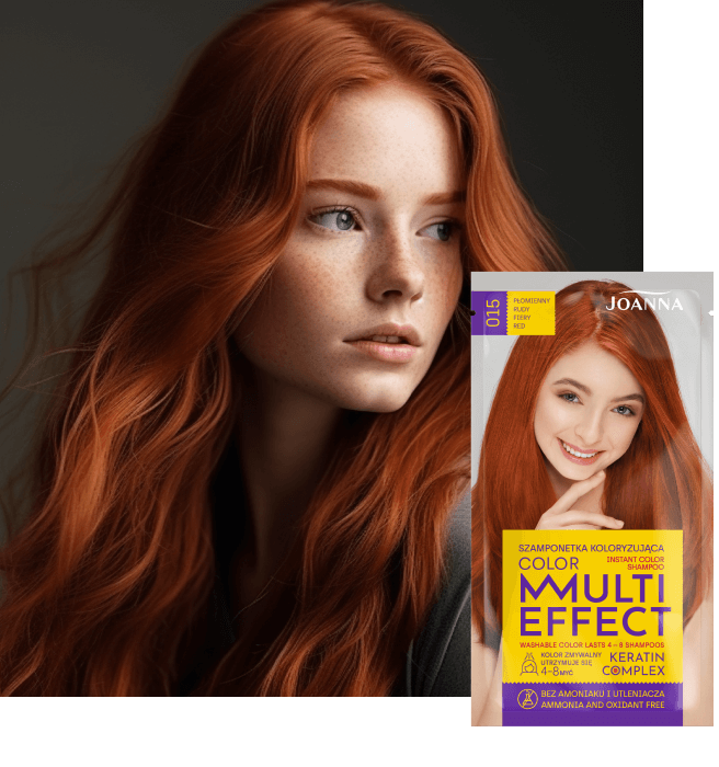 Multi Effect Color <br />
Hair Dye Shampoos